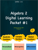 Algebra 2 Learning Packet #1