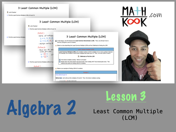 Preview of Algebra 2 - Least Common Multiple - LCM (3)