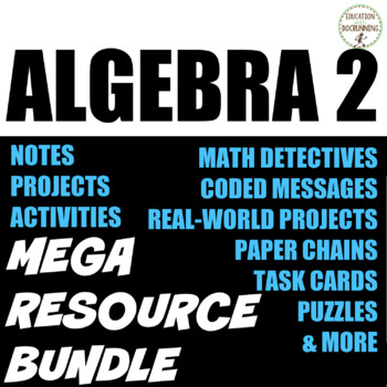 Preview of Algebra 2 Curriculum