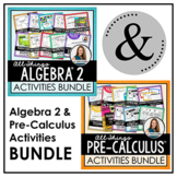 Algebra 2 & PreCalculus Activities Bundle | All Things Algebra®
