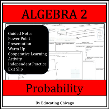 Preview of Algebra 2 - Probability - Complete Lesson
