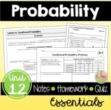 Probability Unit Essentials (Algebra 2 - Unit 12)
