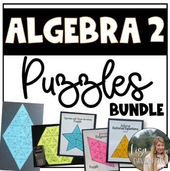Preview of Algebra 2 Puzzle Bundle