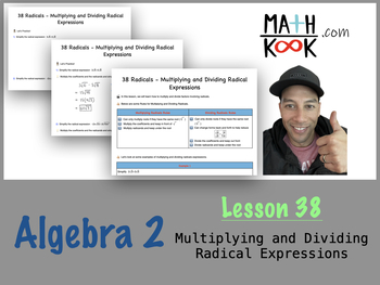 Preview of Algebra 2 - Radicals - Multiplying and Dividing Radical Expressions (38)