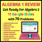 Algebra 2 Readiness Back to School Packet OR Algebra 1 Rev
