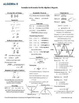 algebra 2 regents 2024