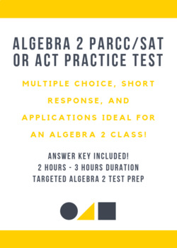 Preview of Algebra 2 SAT Prep