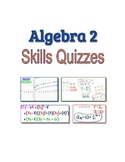 Algebra 2 Skills Quizzes
