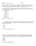 Algebra 2- Statistics Unit Tests - 3 versions