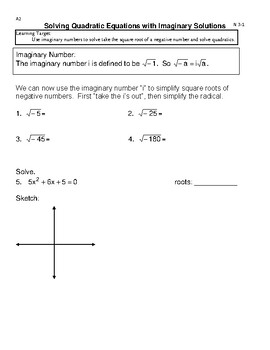 algebra 2 unit 3 lesson 2 homework