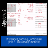 Algebra 2 Unit 8: Rational Functions