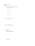 Algebra 2 composition and inverse test
