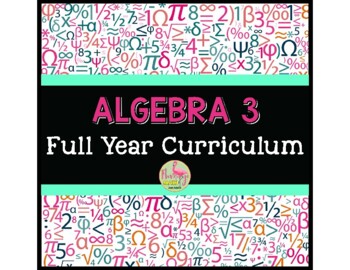Preview of Algebra 3 Full Year Curriculum | Flamingo Math
