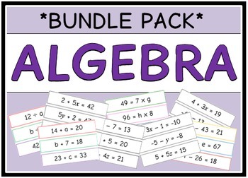 Preview of Algebra (BUNDLE PACK)