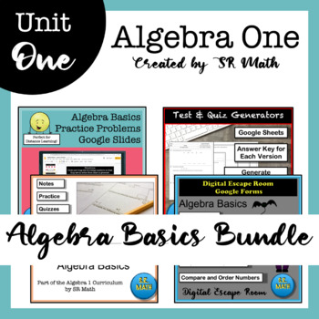 Preview of Algebra Basics Bundle (Keystone Algebra 1) Unit 1