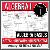 Algebra Basics (Algebra 1 Curriculum - Unit 1) | All Things Algebra®