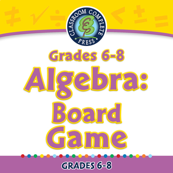 Preview of Algebra: Board Game - PC Gr. 6-8