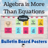 Algebra Bulletin Board Posters - Algebra is More Than Equations
