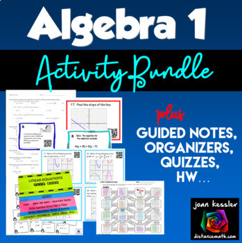 Preview of Algebra 1 Activity Bundle