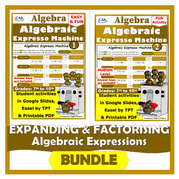 Preview of Algebra Bundle - Expanding and Factorising Algebraic Expressions
