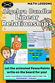 Preview of Algebra Bundle: Linear Relationships: Low Prep