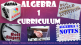 Algebra Curriculum Bundle : Games, Activities, Notes, Bell