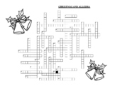Algebra Christmas Vocabulary Crossword Puzzle Activity