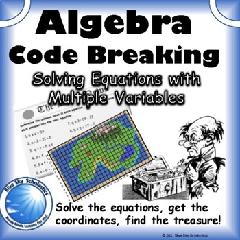Preview of Algebra Code breaking: Solving Equations with Unknown Variables