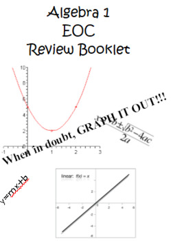 Preview of Algebra EOC Review Booklet