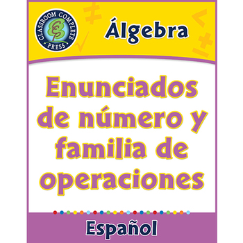 Preview of Álgebra: Enunciados de número y  familia de operaciones Gr. PK-2