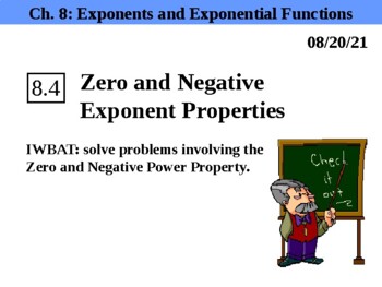 Properties of Zero and Negative Exponents, I-Ready Lessons Wiki