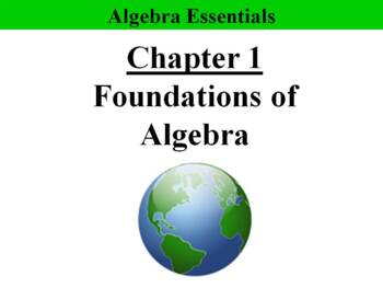 Preview of Algebra Essentials: Chapter 1 Complete (7 PPTs, 2 Tests, 1 Quiz, 8 Worksheets)