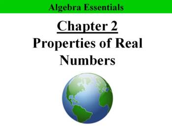 Preview of Algebra Essentials Chapter 2: Properties of Real Numbers PPT Bundle (9 PPTs)