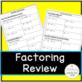 Factoring Trinomials Algebra Review