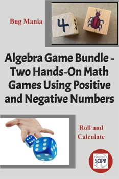 Preview of Algebra Game Bundle - Two Hands-On Math Games Using Positive & Negative Numbers