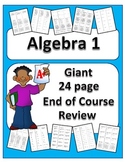 Algebra: Giant End of Course Review Packet