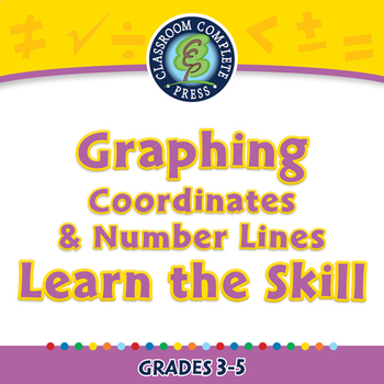 Preview of Algebra: Graphing Coordinates & Number Lines - Learn the Skill - NOTEBOOK Gr 3-5