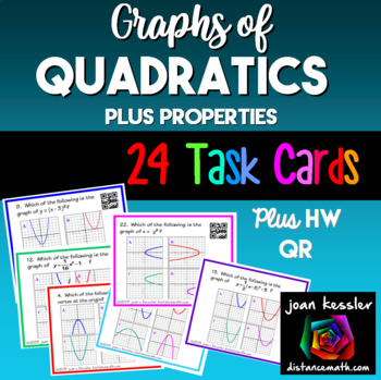 Preview of Graphs and Key Properties of Quadratics