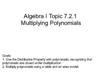 kuta software algebra 1 multiplying polynomials answers