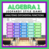 Algebra I Analyzing Exponential Equations Jeopardy Style R
