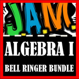 Algebra I Bell Ringer Packet Bundle (Complete School Year)