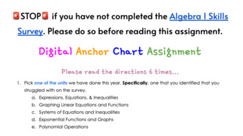 Preview of Algebra I - Digital Anchor Chart (3 in 1) 