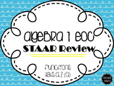 Algebra I EOC STAAR Review: Functions TEKS A.2(A)