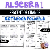 Algebra 1 - Calculating the Percent of Change Using the Fo