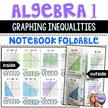 Preview of Algebra 1 - Graphing Inequalities in Two Variables Foldable