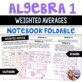 Algebra 1 - Weighted Average, Mixture, and Uniform Motion 