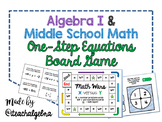 Algebra 1 and Grade 8 Middle School Math - Solving One-Ste