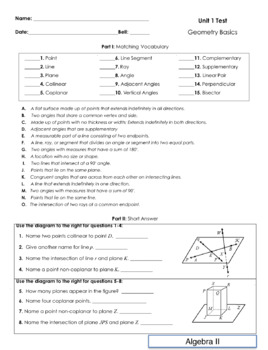 Preview of Algebra II (Graded Assessment)