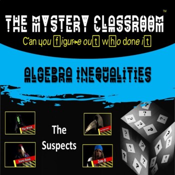 Preview of Algebra: Inequalities Mystery | The Mystery Classroom