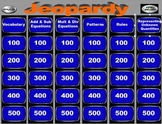 Algebra Jeopardy Game